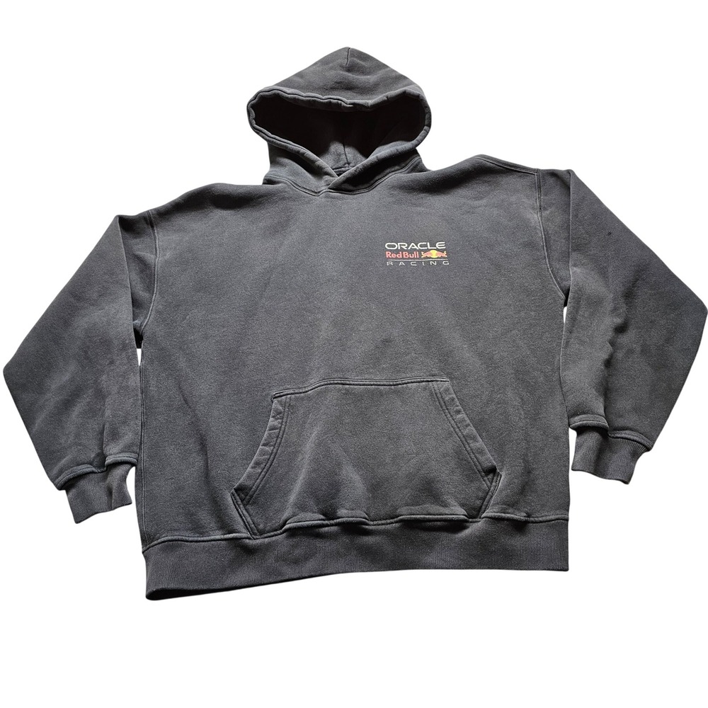 Oracle Red Bull Racing Abercrombie & Fitch Hoodie Mens M Black F1 Pullover